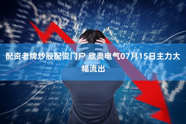 配资老牌炒股配资门户 欣灵电气07月15日主力大幅流出